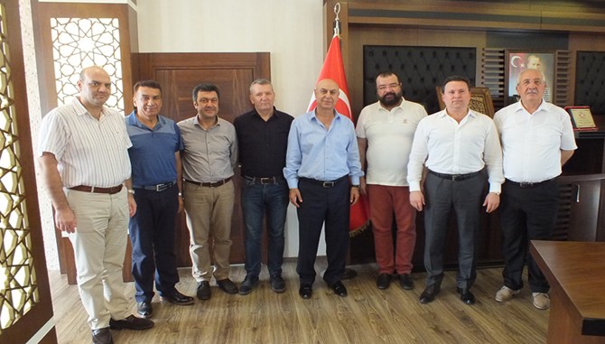 Tarsus İdman Yurdu Yönetim Kurulu, Ticaret Borsasını Ziyaret Etti