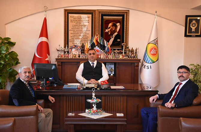 Türk Eğitim-Sen’li Başkanlarından Belediye Başkanı Can’a Ziyaret