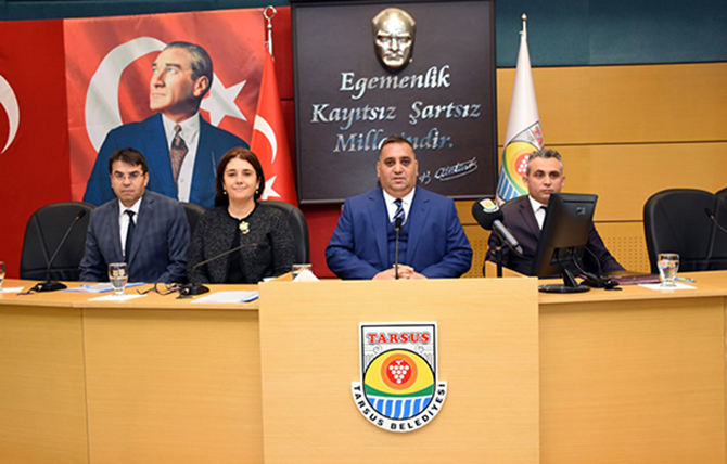 Tarsus Belediyesi Aralık Ayı  Meclis Toplantısını Gerçekleştirdi