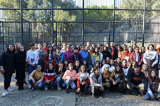 60 Öğrenci İlk Kez Tarsus Hayvan Parkı’nı Gezdi