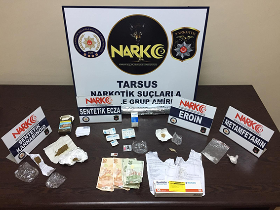 Tarsus Polisinden Uyuşturucu Operasyonu