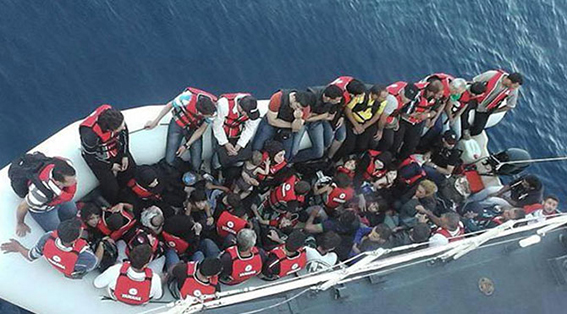 Tarsus’ta Kaçak  Göçmenler Yakalandı