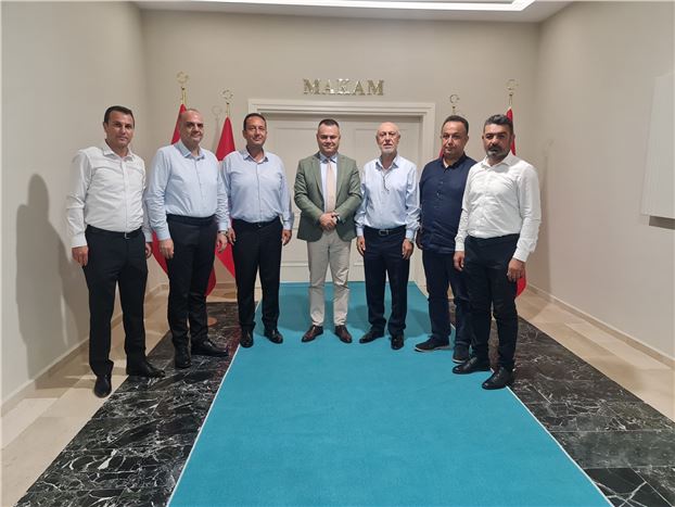 Ticaret Borsası’ndan Kaymakam Kadir Sertel Otcu’ya Ziyaret 