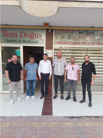 MHP Tarsus Belediye Başkan Aday Adayı Tolga Arslan’dan Gazetemize Ziyaret